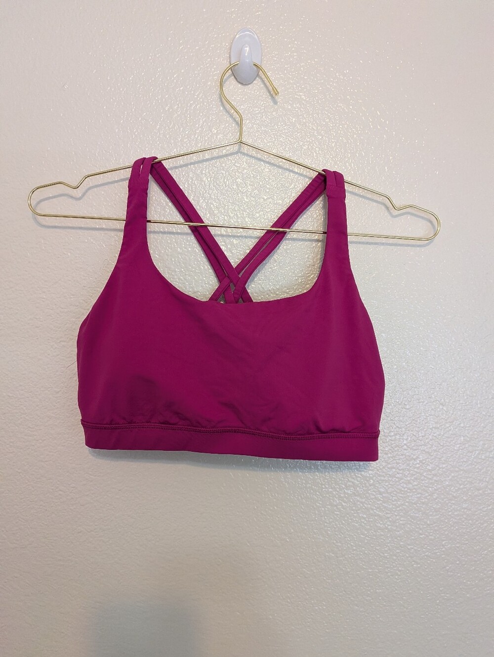 Lululemon Energy Bra 10 Raspberry Pink